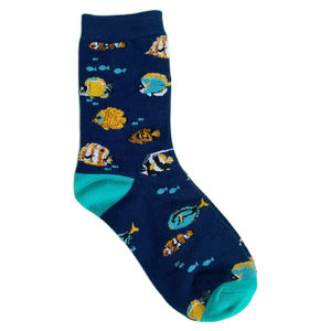 电波星 蓝色海底世界 小丑鱼 袜子