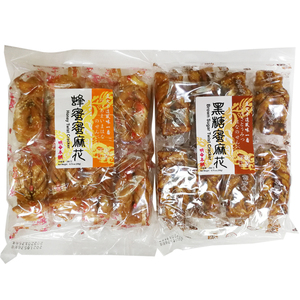 台湾产明奇黑糖蜜麻花250g袋蜂蜜味大麻花促销包邮全素传统零食