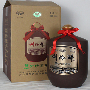 刘伶醉万坛酒林60度浓香型酒10斤大坛装5l封坛原浆纯粮酒收藏送礼