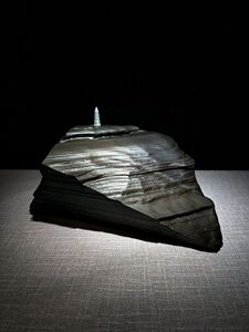 黑碧玉马鬃山天然戈壁石原石阿拉善奇石精品摆件观赏石沙漠漆收藏