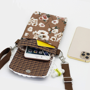 手机挂脖布袋子