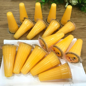 包邮 果冻尖头弹性玉米味果冻5斤约110颗丁形果冻奶冻ktv招待零食