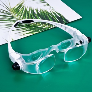 高倍眼镜式放大镜1000头戴可调焦距老人阅读专用看书手机电子维修