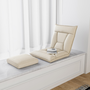 懒人沙发单人床上靠背椅子卧室飘窗榻榻米折叠小躺椅宿舍坐地座椅