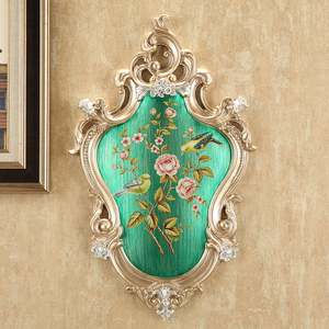 复古壁饰欧式墙面装饰壁挂客厅墙上挂件电视背景墙壁立体花鸟挂饰