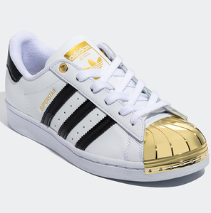 阿迪达斯三叶草女鞋贝壳头金属头50周年纪念经典板鞋fv3310-3311