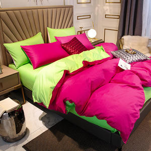 网红款ins风四件套纯棉夏季 简约北欧风格床上单人床单被套三件套