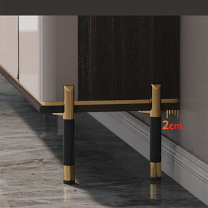 轻奢柜脚电视柜脚茶几脚床头柜腿浴室柜餐边柜金属支撑腿div柜腿