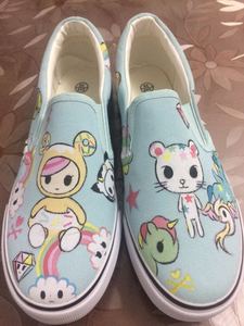 淘宝手绘作品tokidoki帆布鞋可以来图订做 淘奇多奇 小马宝莉鞋子