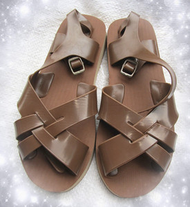 泡沫凉鞋男士轻便老式复古潮夏季软底沙滩鞋8090后怀旧父亲爸爸鞋