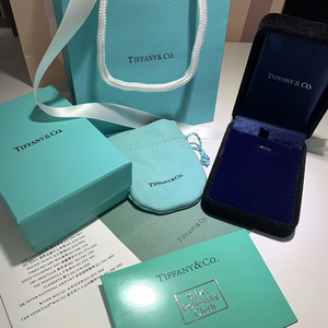 tiffany包装盒蒂芙尼银饰礼品盒整套项链手镯手链戒指盒