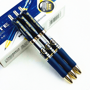 PC宝克1913医生用蓝黑中性笔签字笔0.5mm按动笔墨蓝色医用处方笔