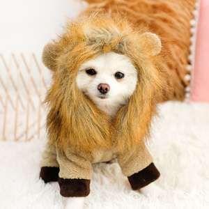 小狗狗衣服四脚宠物狮子变身衣泰迪比熊猫咪法斗小型犬幼犬秋冬装