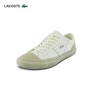 lacoste法国鳄鱼男鞋21新款男女同款帆布鞋板鞋男|41cma0023