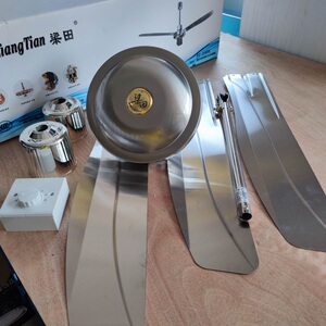 梁田不锈钢吊扇大风力56寸家用商用吸顶电风扇客厅吊式工厂电扇