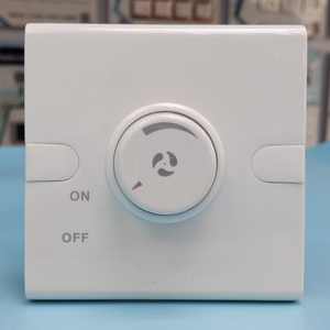 俊朗b系列86型墙壁风扇电子无极调速开关250w bs250 iec60730-1