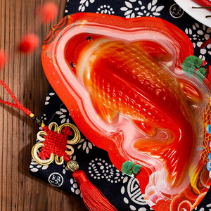 上海特产年糕鱼年年有余糯米年糕年货置办礼品锦鲤鱼小礼盒伴手礼