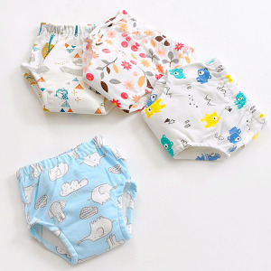 宝宝训练裤如厕学习裤婴儿防水防漏练习裤可洗隔尿裤戒尿不湿