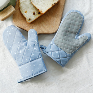 厨房微波炉手套家用加厚硅胶耐高温商用烘焙烤箱专用隔热防烫手套