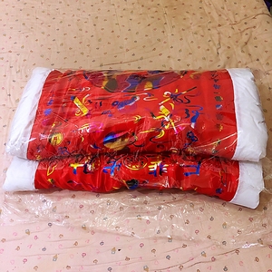 白事被子杭州丝绸真棉花老人过世寿被铺金盖银铺棺盖棺老手工棉被