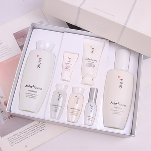 韩国正品sulwhasoo雪花秀滋晶美白套盒水乳两件套装125ml保湿淡斑