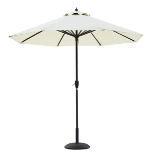 太阳伞户外庭院伞露台露天室外白色小伞沙滩院子中柱伞圆形遮阳伞