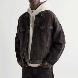 fog fear of god复线essentials第八季水洗做旧男女牛仔夹克外套