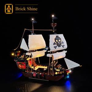 BS积木灯饰 适用乐高31109创意百变三合一海盗船LED灯光 灯具配灯
