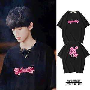 tf家族左航同款衣服美式复古字母纯棉t恤男女夏季ins潮牌短袖上衣