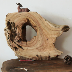 老木头摆件底座装饰香樟木工艺品天然实木原生态木制品创意个性
