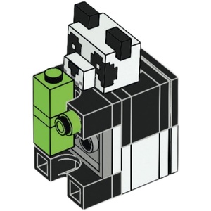 (狄哥小店)乐高lego我的世界21158 熊猫妈妈 国宝 动物 含竹子