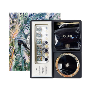 韩国ohui欧惠黑金气垫清透防晒黑防晒霜气垫