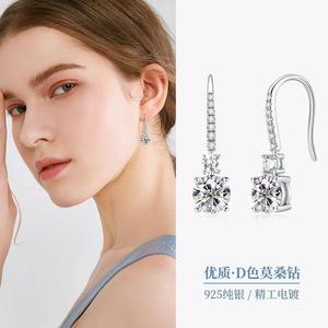 深圳旭佳珠宝设计有限公司亚马逊外贸新款耳坠纯银925不掉色欧美