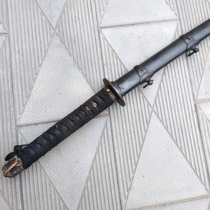 老兵器日本老物件海军98指挥刀刀鞘铁刀套东洋武士刃铜装具包邮