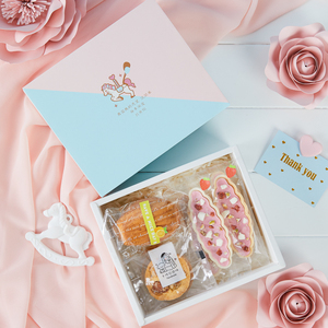 卡通可爱糖果饼干点心生日包装盒宝宝满月结婚伴手礼盒子创意