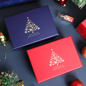 圣诞节红色平安夜礼品盒袜子礼物盒小号苹果礼品盒礼盒空盒包装盒