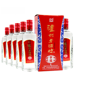 泸州老酒坊酒52度幸福记忆浓香型白酒500ml*6瓶婚宴喜酒整箱宴请