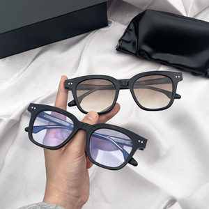 2021新款gm近视眼镜框女黑框southside n大脸显瘦透明蓝光眼镜架