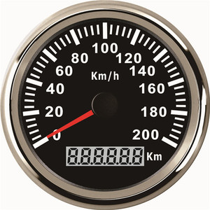 车载gps速度表改装电子货车里程表时速表汽车船摩托可调里程码表