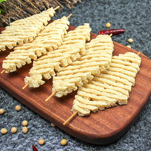 兰花干豆腐串麻辣烫