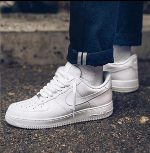 nike air force af1 耐克空军一号纯白低帮 男女板鞋314192-117