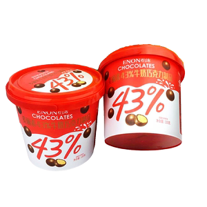 【新品】怡浓130g麦丽素43%纯可可脂巧克力麦芽脆芯桶装休闲零食