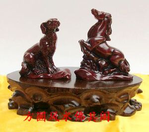 2022年犬马代劳摆件属相狗马平安财运吉祥物家居饰品办公桌面摆设