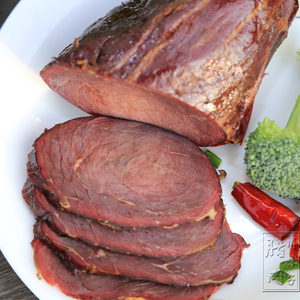 舌尖上的中国正宗柴火烟熏农家自制腊牛肉干农家秘制烟熏黄牛肉