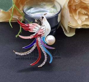 DIY珍珠配件 韩式韩版飞鸟胸针别针 吊坠饰品 时尚烤瓷