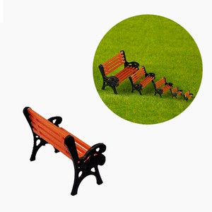 沙盘建筑材料 耗材 ABS多比例 休闲公园椅模型 微景观DIY配景