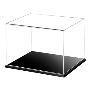一体式高透明亚克力展示盒乐高手办模型防尘罩有机玻璃收纳盒定制