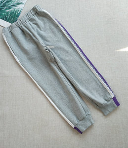 乐淘淘 中大童女童装女孩学生春季春天运动裤休闲裤毛圈裤长裤子