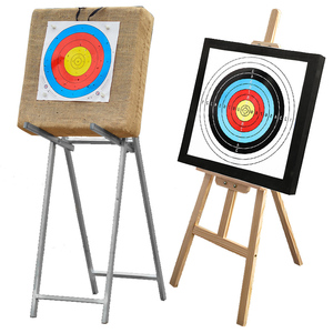 纯实木架草靶架eva泡沫靶金属头箭靶支架儿童弓箭高度可调成人