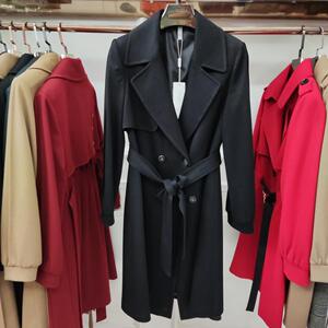 格琳菲尔2021秋冬装新款女装ec格林菲尔中长风衣外套上衣大衣毛呢